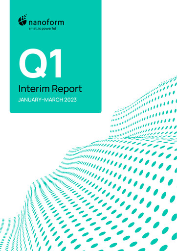 Thumbnail Nanoform Finland Quarterly Report 2023-q1