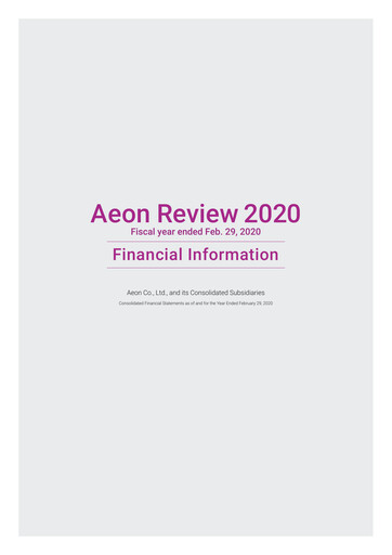 Thumbnail Aeon Financial Statement fy2020