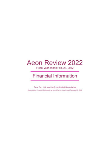 Thumbnail Aeon Financial Statement fy2022