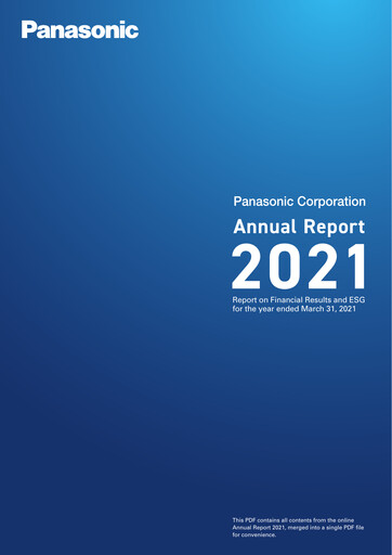 Thumbnail Panasonic Annual Report 2021