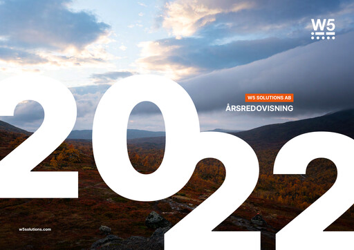 Thumbnail W5 Solutions AB Annual Report 2022