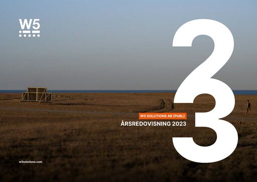 Thumbnail W5 Solutions AB Annual Report 2023
