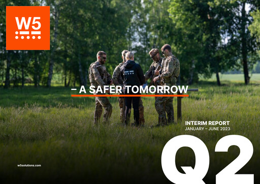 Thumbnail W5 Solutions AB Half-year Report 2023-h1