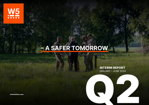 Thumbnail W5 Solutions AB Half-year Report 2024-h1