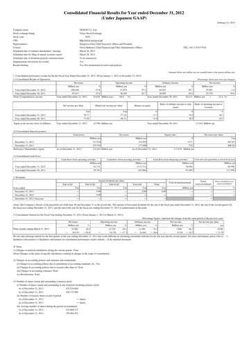 Thumbnail Nexon Financial Statement 2012