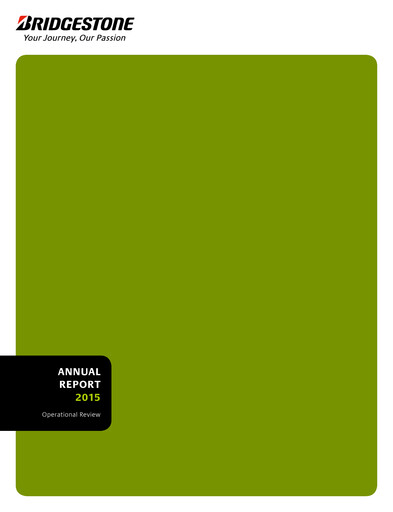 Thumbnail Bridgestone
 Annual Report 2015