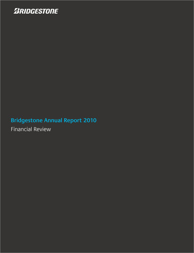 Thumbnail Bridgestone
 Financial Statement 2010