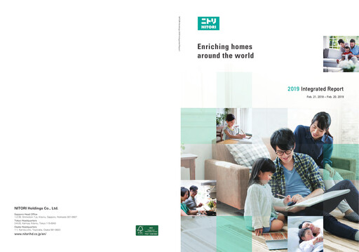 Thumbnail Nitori Holdings
 Integrated Report 2019