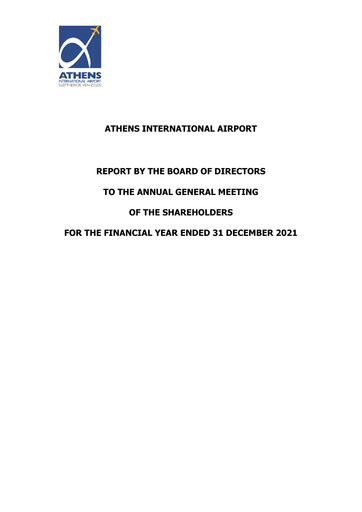 Thumbnail Athens International Airport Financial Report 2021