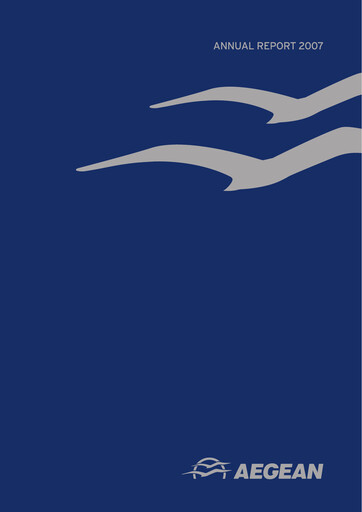 Vorschaubild Aegean Airlines Jahresbericht 2007