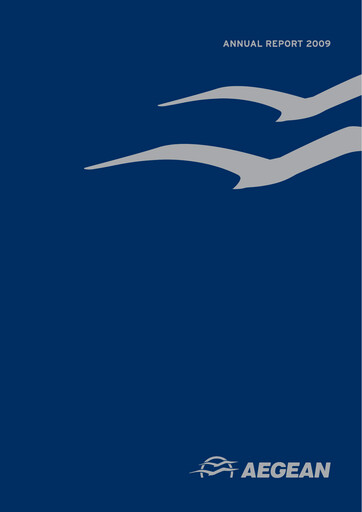 Vorschaubild Aegean Airlines Jahresbericht 2009