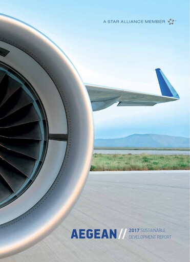 Miniature Aegean Airlines Rapport de durabilité 2017