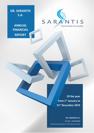 Miniature Gr. Sarantis S.A. Rapport financier 2019