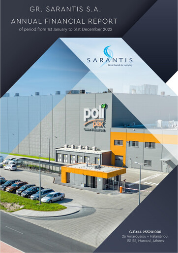 Miniature Gr. Sarantis S.A. Rapport financier 2022