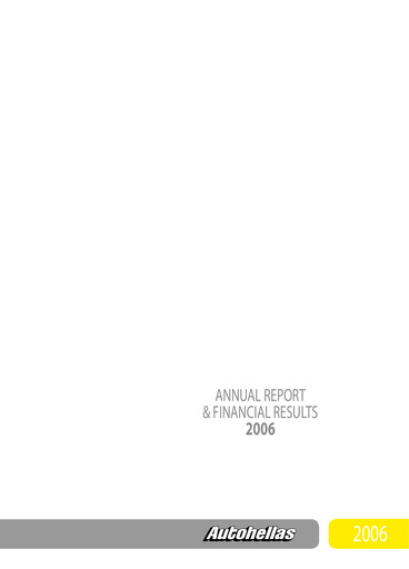 Thumbnail Autohellas Annual Report 2006