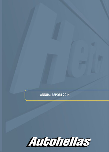 Thumbnail Autohellas Annual Report 2014