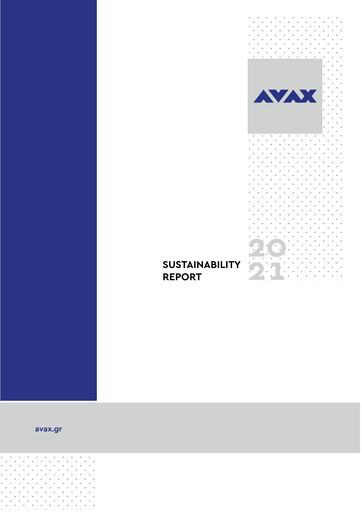 Thumbnail Avax S.A. Sustainability Report 2021