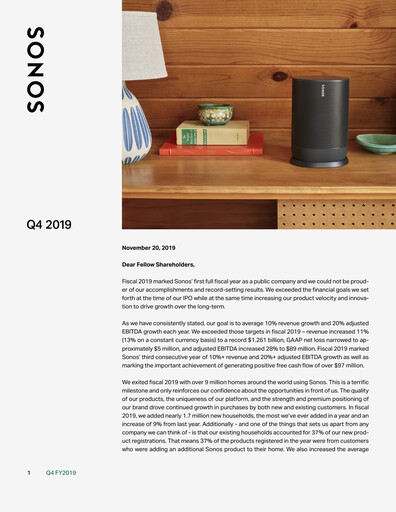 Vorschaubild Sonos
 Quartalsbericht 2019-q4