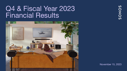 Vorschaubild Sonos
 Quartalsbericht 2023-q4