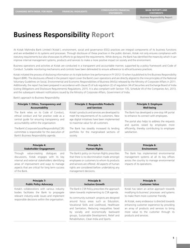 Thumbnail Kotak Mahindra Bank
 ESG Report 2016-2017