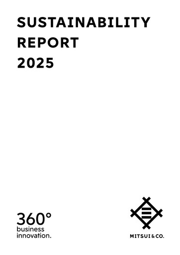Thumbnail Mitsui Bussan
 Sustainability Report 2025
