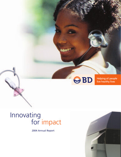 Thumbnail Becton Dickinson Annual Report 2004