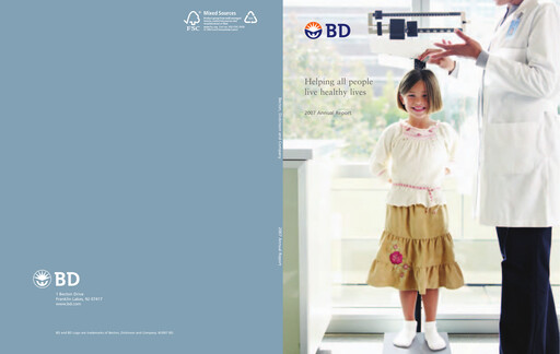 Thumbnail Becton Dickinson Annual Report 2007
