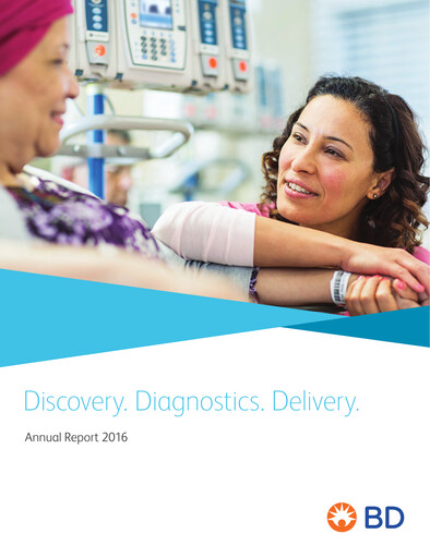 Thumbnail Becton Dickinson Annual Report 2016