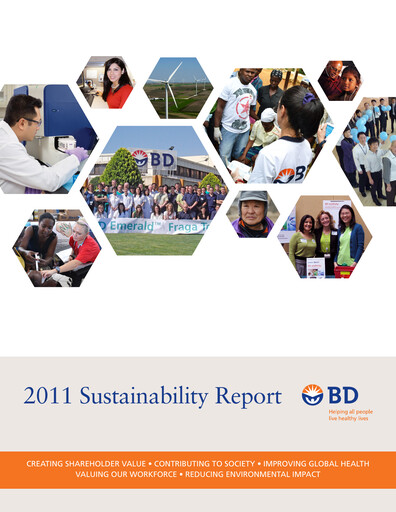 Thumbnail Becton Dickinson Sustainability Report 2011