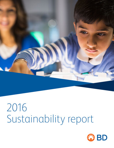 Thumbnail Becton Dickinson Sustainability Report 2016