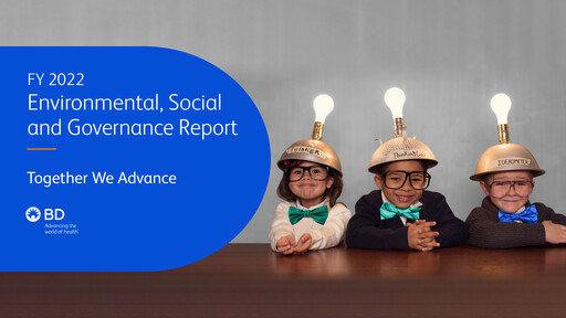 Thumbnail Becton Dickinson Sustainability Report fy2022