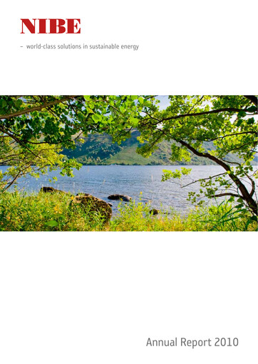 Thumbnail NIBE Industrier Annual Report 2010