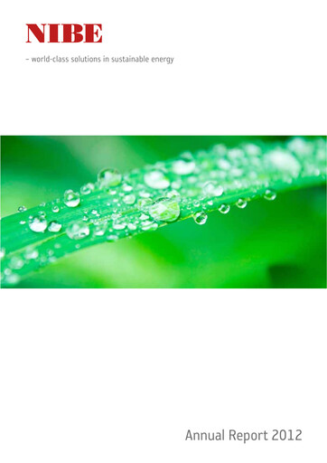 Thumbnail NIBE Industrier Annual Report 2012