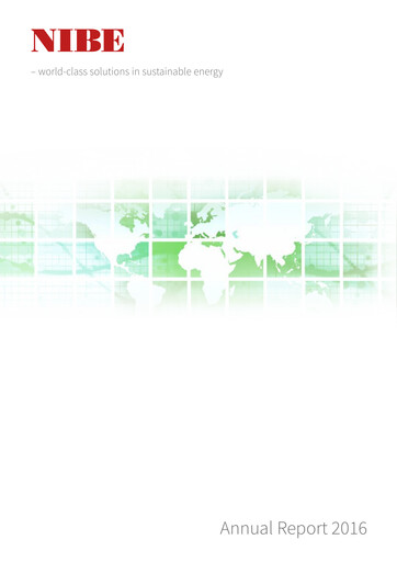 Thumbnail NIBE Industrier Annual Report 2016