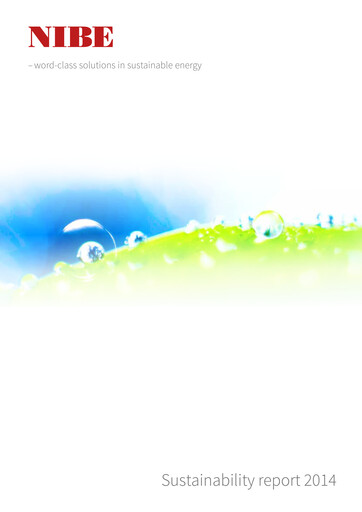 Thumbnail NIBE Industrier Sustainability Report 2014