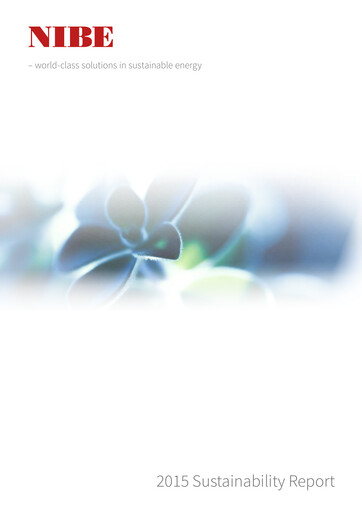 Thumbnail NIBE Industrier Sustainability Report 2015