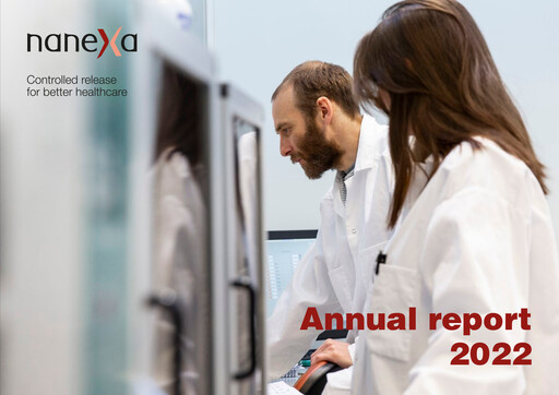 Thumbnail Nanexa AB Annual Report 2022