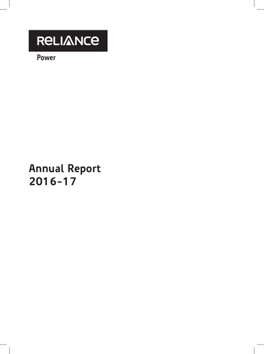 Thumbnail Reliance Power
 Annual Report 2016-2017