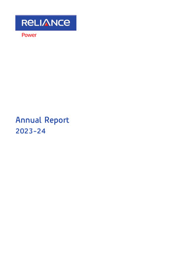 Thumbnail Reliance Power
 Annual Report 2023-2024