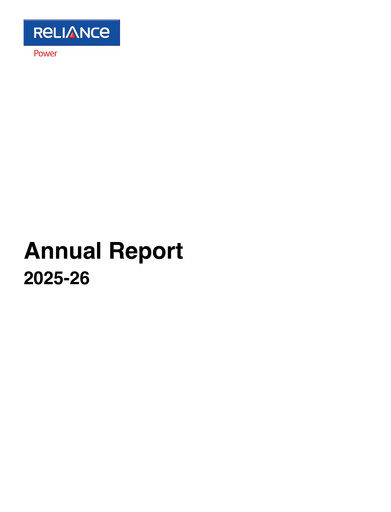 Vorschaubild Reliance Power
 Jahresbericht 2025-2026