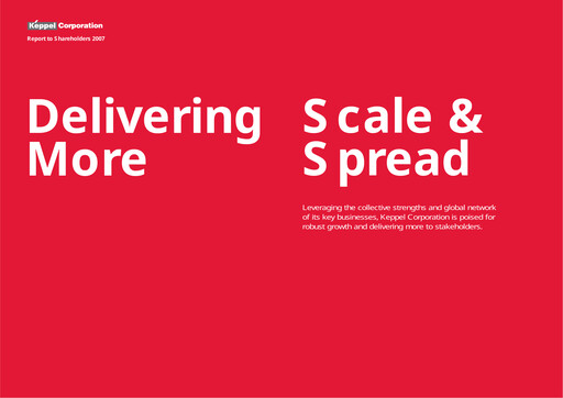 Thumbnail Keppel Annual Report 2007