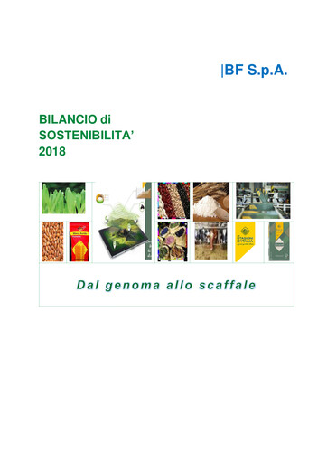 Thumbnail B.F. S.p.A. Sustainability Report 2018