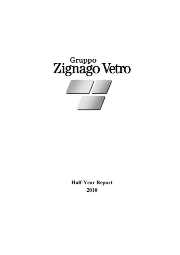 Thumbnail Zignago Vetro Financial Report 2010-h1