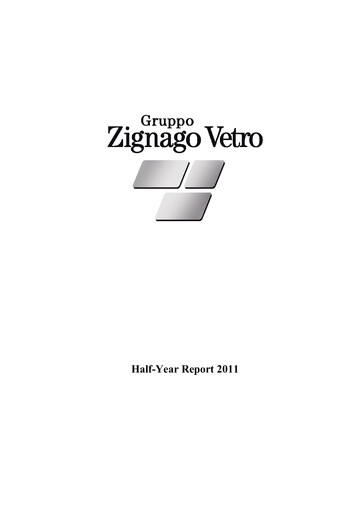 Thumbnail Zignago Vetro Financial Report 2011-h1