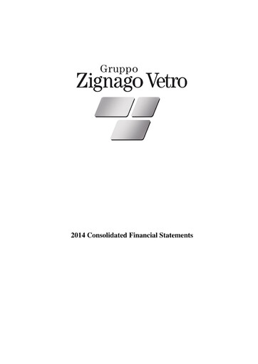 Thumbnail Zignago Vetro Financial Report 2014