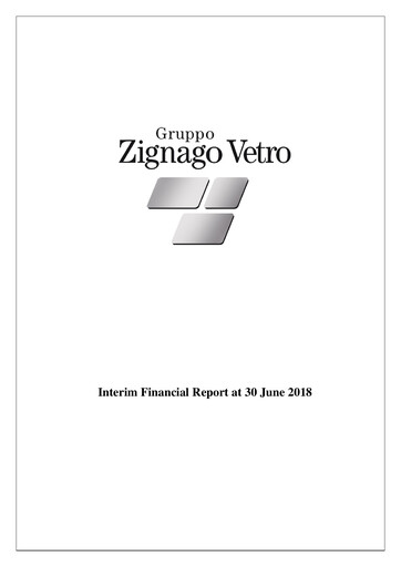 Thumbnail Zignago Vetro Financial Report 2018-h1