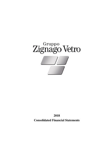 Thumbnail Zignago Vetro Financial Report 2018