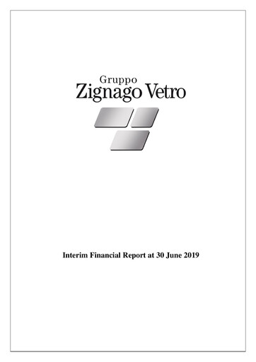 Thumbnail Zignago Vetro Financial Report 2019-h1