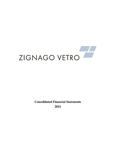 Thumbnail Zignago Vetro Financial Report 2021