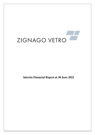 Thumbnail Zignago Vetro Financial Report 2022-h1